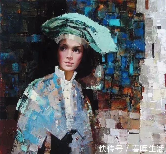 irene@她的油画有一种惊艳脱俗的美,乌克兰天才女画家艾琳·谢里