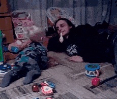 |搞笑GIF:一晚上啥事都没干,就掀盖头了