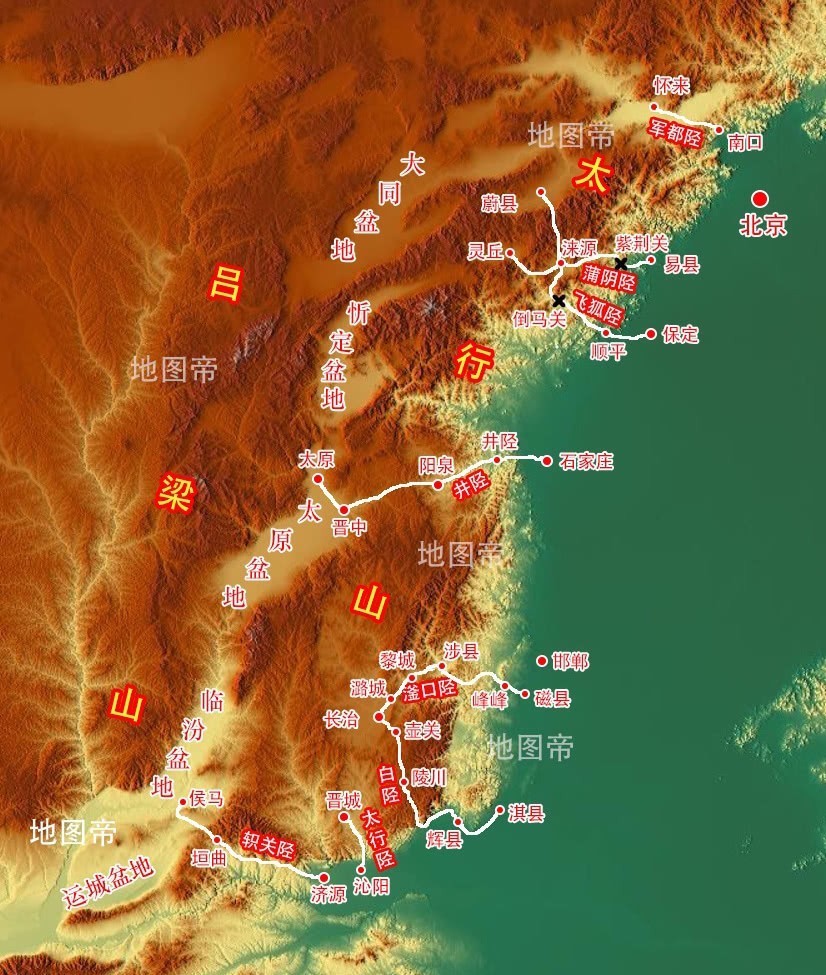 太行八陉之蒲阴陉在哪里？土木堡之变，瓦剌从这里破关而入