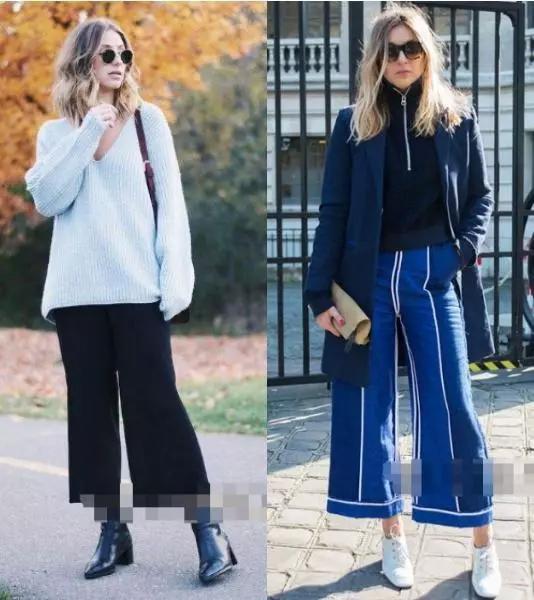 高跟鞋搭配阔腿裤,优雅时尚显高显腿长