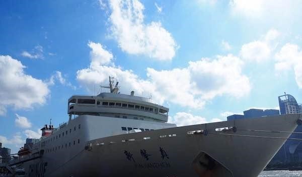 搭乘|因疫情滞留的唐招提寺舍利塔,搭乘了“新鉴真”轮返日