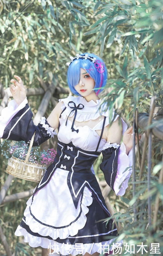 cos|异世界Cos如果世界有颜色,一定是你的颜色,这只雷姆好可爱!