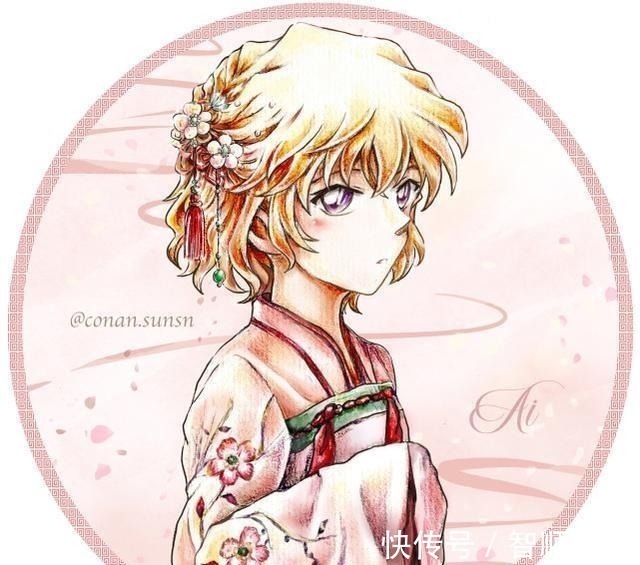 工藤新一|当名侦探柯南换上了古装,灰原哀像小仙女,毛利兰太可了