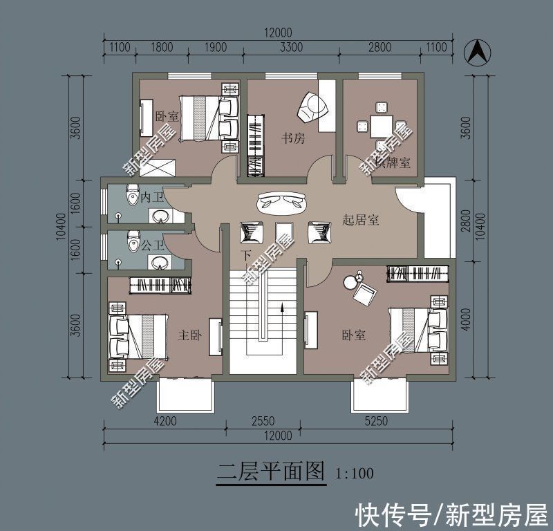 图纸|农村两层别墅怎么建才好看？推荐这10套图纸，总有一套适合你