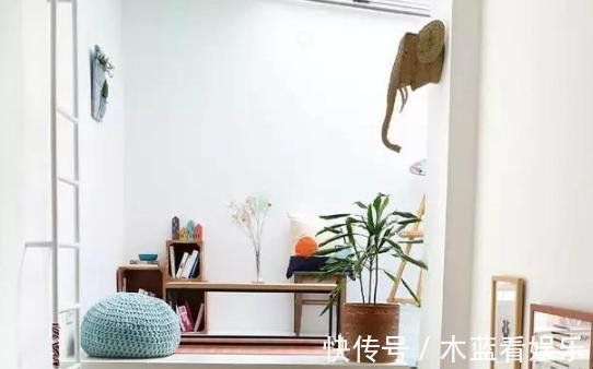 墙面|20㎡超小迷你房，日常生活功能区齐全，大胆又精致的设计