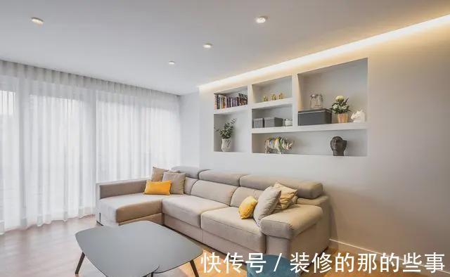 客餐厅|152㎡装修有舍有得,客餐厅不打柜子,看起来空无一物,反而敞亮
