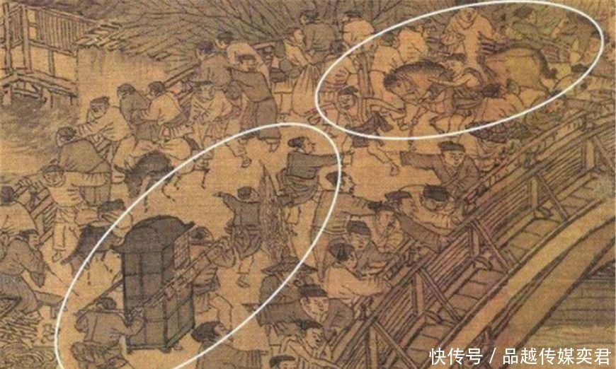 张择端|《清明上河图》为啥珍贵,放大100倍再看,画面真让人害羞