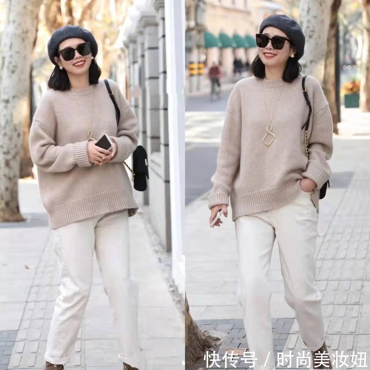 半身裙 她才是“微胖女生”的穿衣榜样,不用刻意打扮,也美得优雅高级