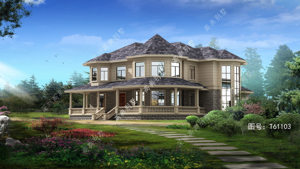 别墅|简欧小别墅,成本经济,非常适合农村自建房。