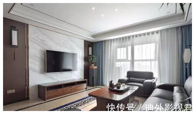 装饰|大理石电视墙又贵又俗气，选这种材料做个简单造型，好看还省钱