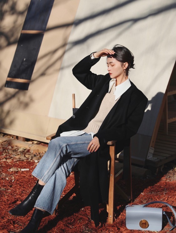 针织衫 普通人穿大衣,只要学会选款和搭配,也能时髦不俗气!