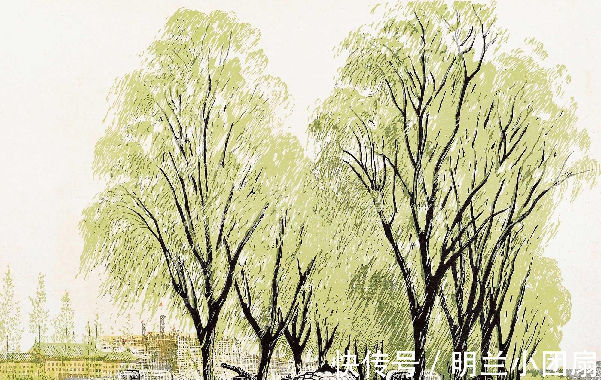 桃花林!怀旧50年代的画里中国(12)