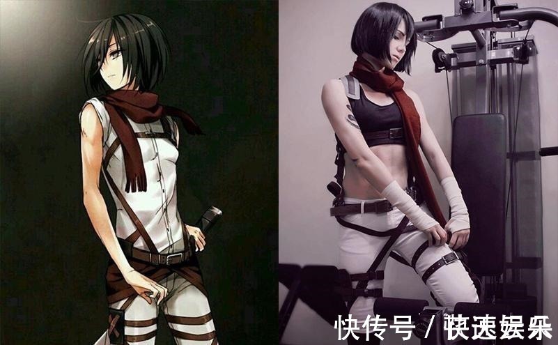 美队|《进击的巨人》神级COSPLAY，埃尔文团长神似美队，兵长岂止1米6