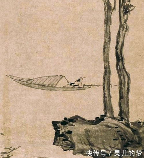 他在钓什么，沈周绘《秋江闲钓》