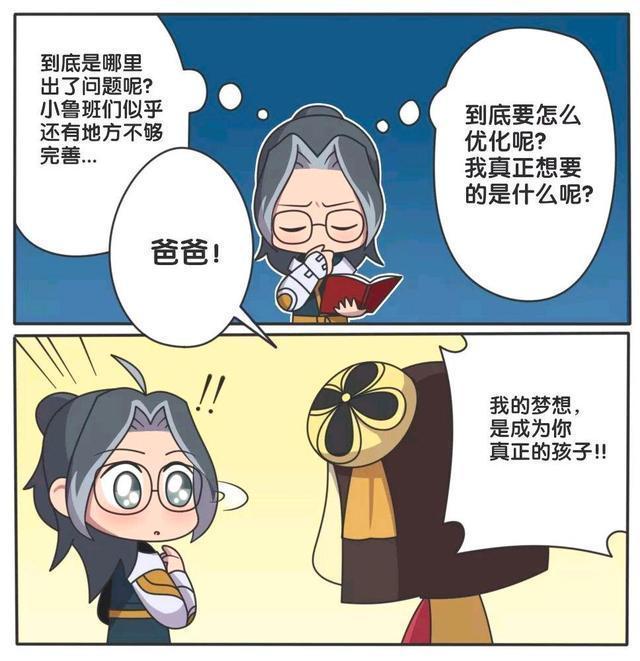 鲁班七号|王者荣耀漫画；你知道的鲁班大师的一到七号都是什么样子的吗？