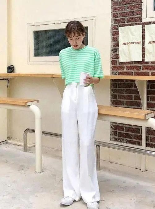 “阔腿裤”输惨了会藏肉的“云朵裤”也太显瘦了吧