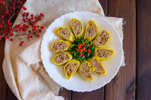 每到过年，这菜必吃，猪肉和鸡蛋的最美搭配，太鲜了