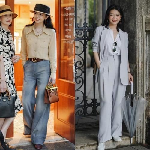 裤腿|穿阔腿裤，如何搭配上衣、鞋子？教你几招穿搭干货，三木亲身演绎