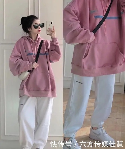 太冷|穿连帽卫衣少配裙子,太冷!学学下面潮人,搭这几条裤子保暖时髦