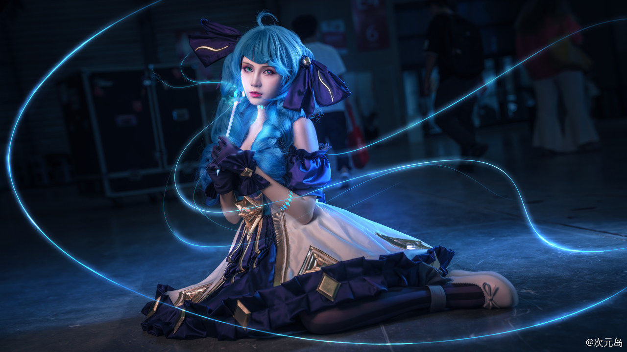 英雄联盟|【COS场照】英雄联盟 灵罗娃娃 格温cosplay