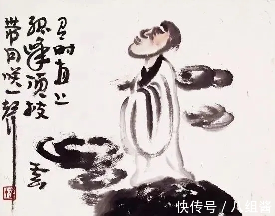 李老$一张画,看出一个画家的高贵品格|李老十写意人物画