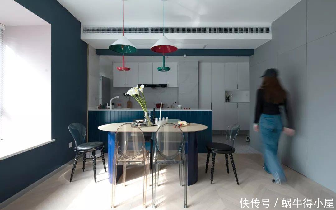 空间|96㎡摩登个性小户型，这样的隐形门设计，还真是头一次见！