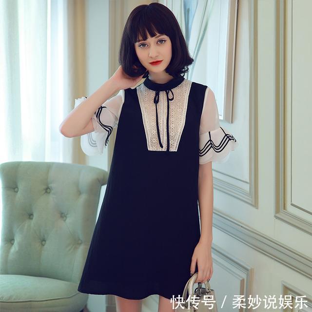 时尚修身连衣裙,省去搭配烦恼,上身清爽也不失优雅女人味