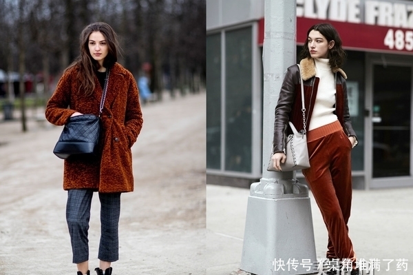 文艺不挑肤色的南瓜橘和暖棕色,今年冬季让你温暖洋气出街
