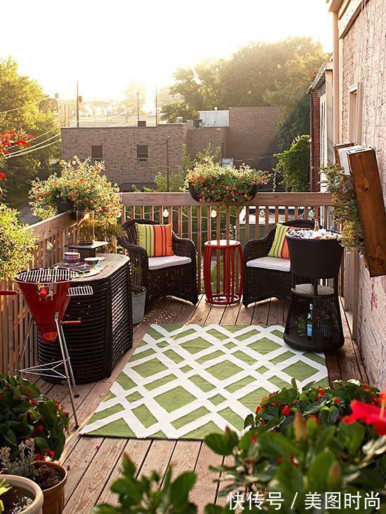露台|迷人的露台花园设计,学会这6个造园小窍门,回家轻松建一个吧