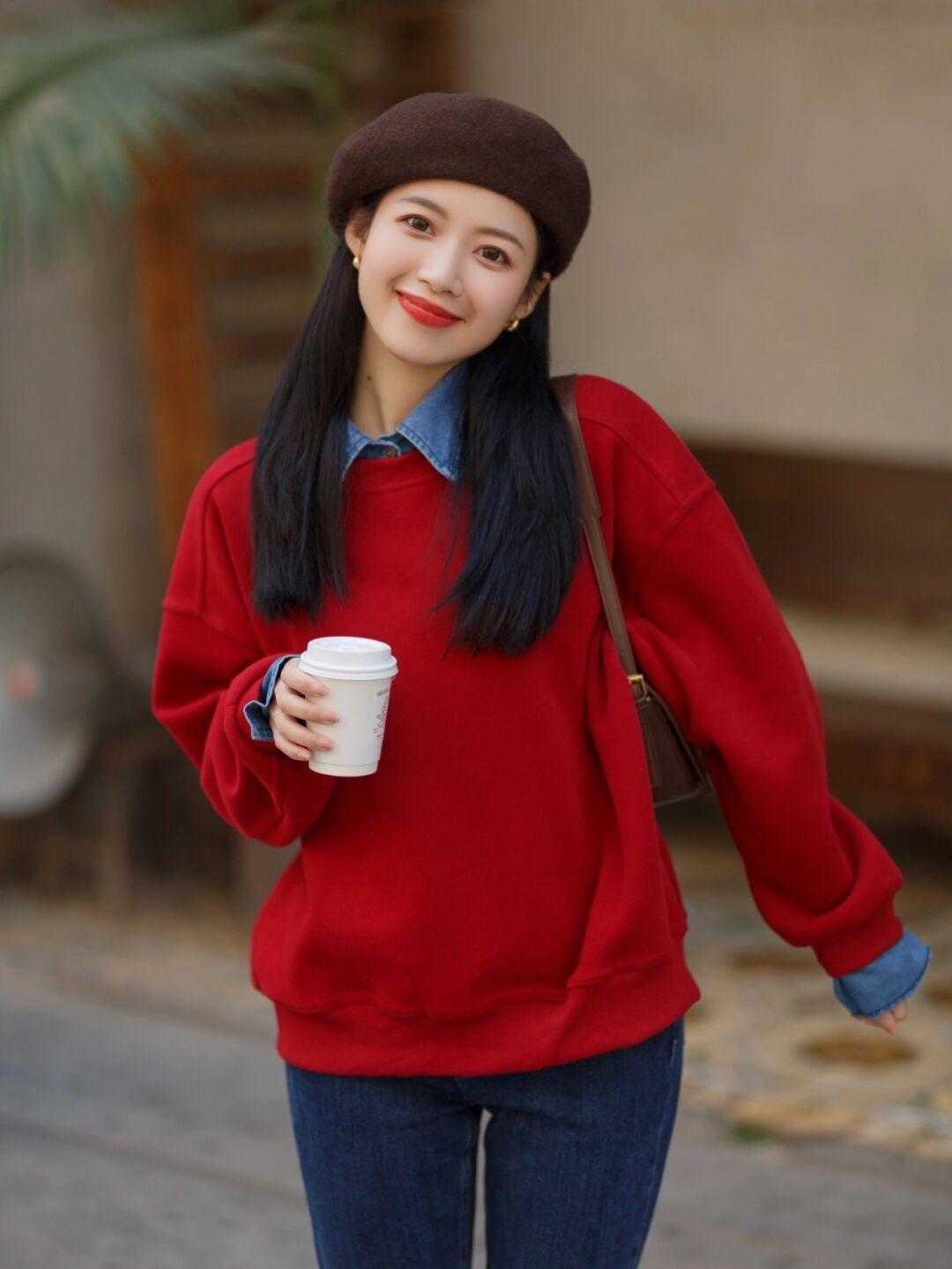 连帽 自带氛围感滤镜的穿搭来喽!还没找到标准模板的小仙女,别错过