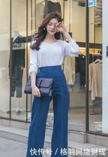 定程度上|阔腿牛仔裤,让你尽情展现不一样的风采,紧跟时尚的脚步