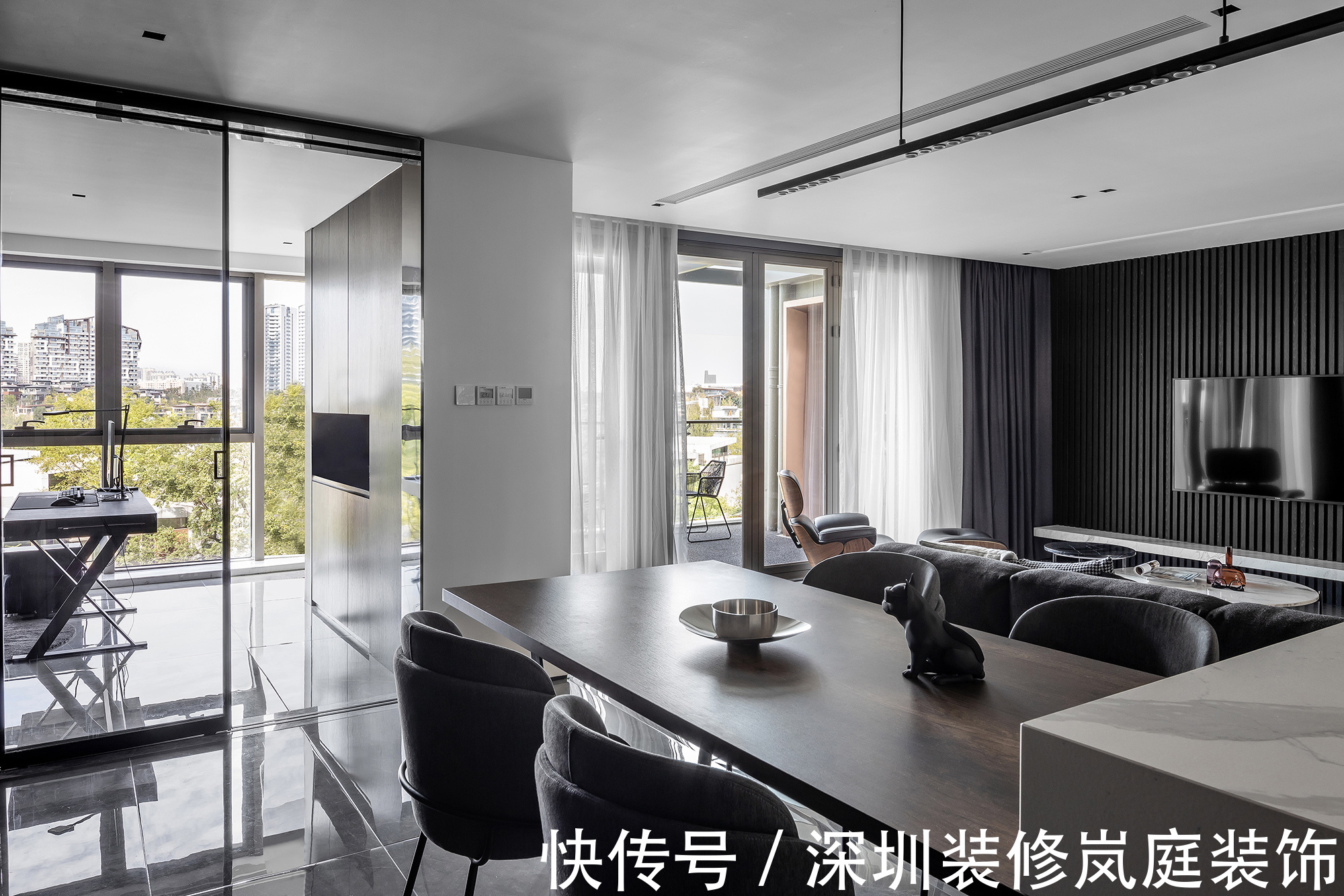 现代|深圳装修:恒大城120㎡现代简约,打造治愈感的温馨”豪宅“