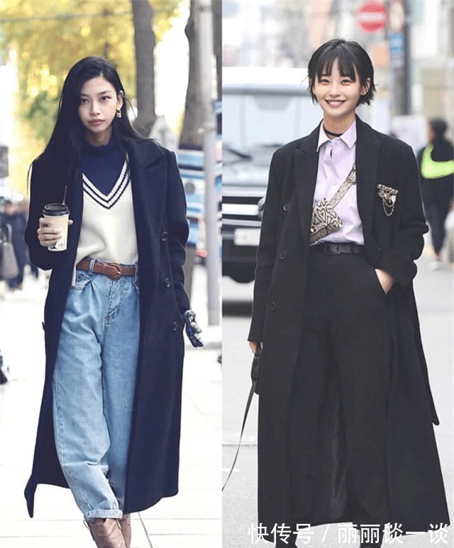 长外套 立秋之后,小个子该怎么穿试试“长外套+九分裤”,时髦又显高!