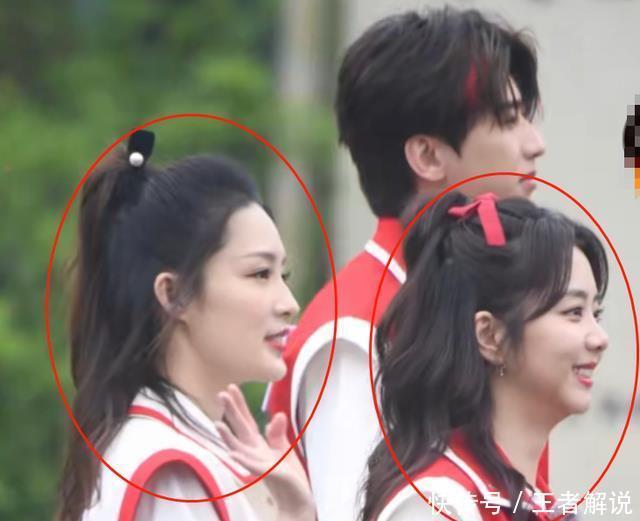 周笔畅 《奔跑吧》湖州路透,大家纷纷表示,谭松韵这个发量,李沁好白啊