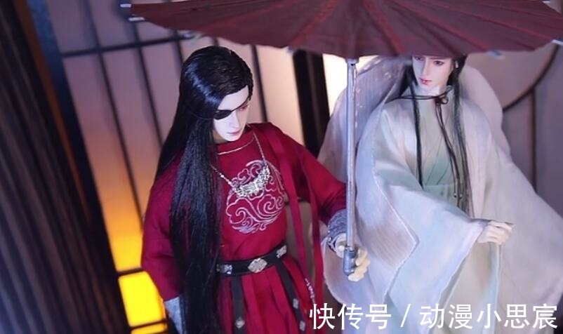 up主|《天官赐福》花城谢怜手办,为你明灯三千,为你花开满城