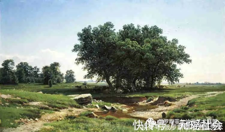 松树林&俄罗斯风景画大师希施金风景画精品油画作品欣赏