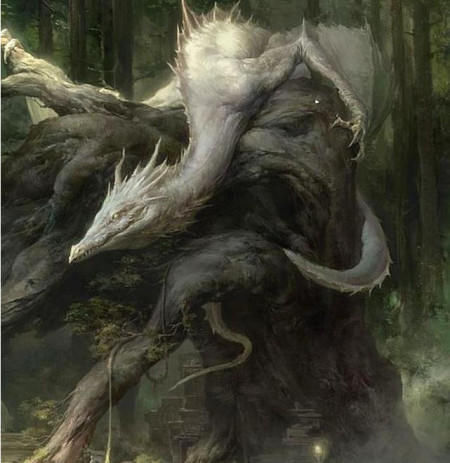 之神|上古时期96个龙形神兽,人面龙身,《山海经》中的神秘山神