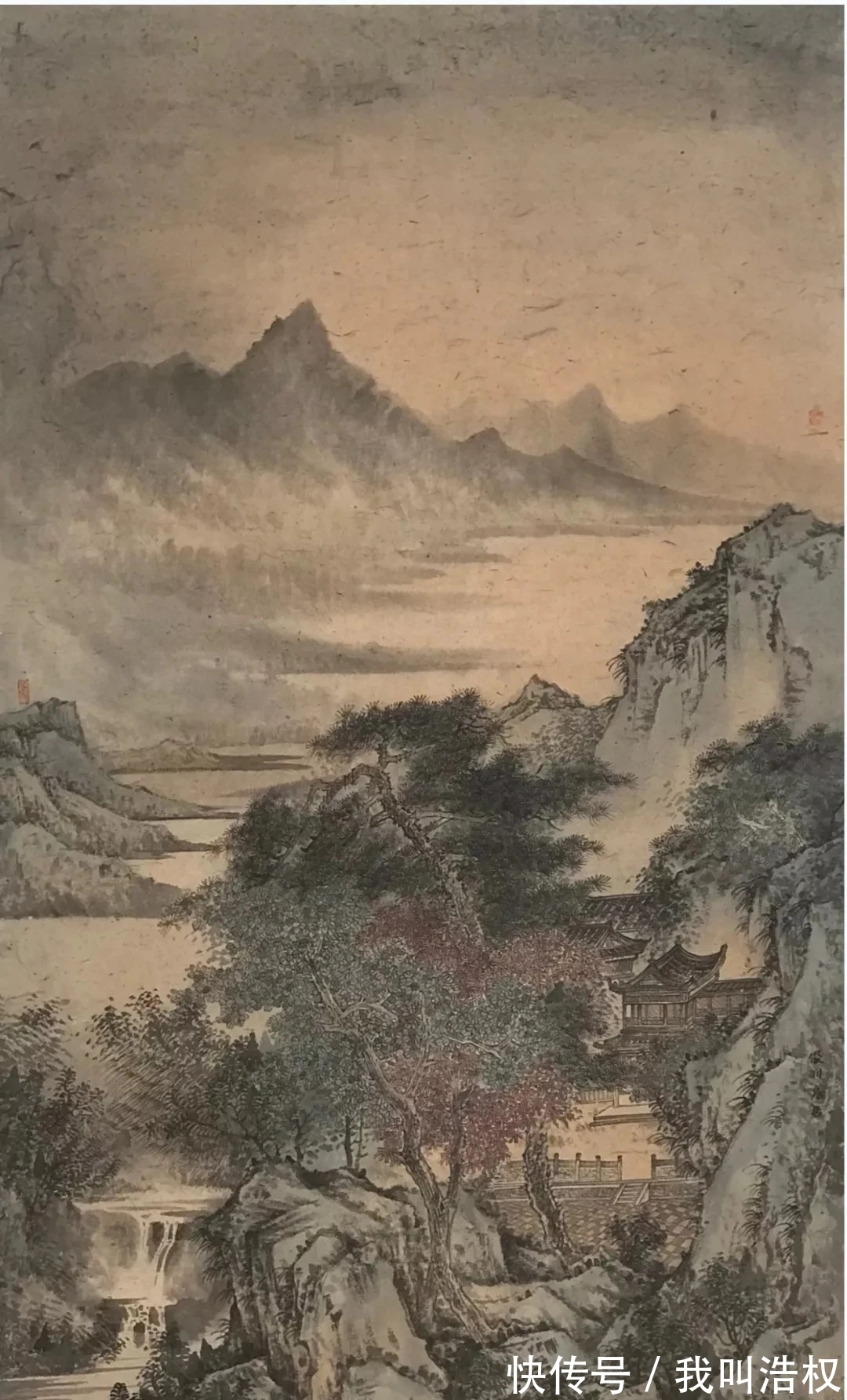 房军#工写之间,山东画院房军山水画