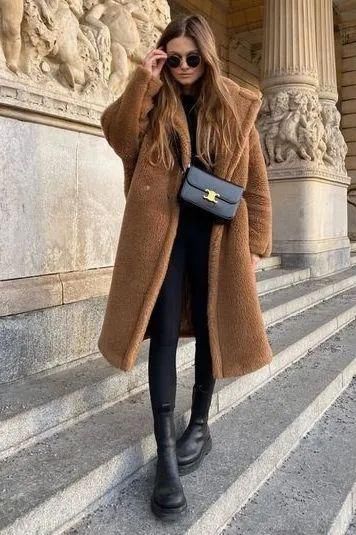  搭配大衣|你穿大衣+靴子的样子，真的时髦极了！