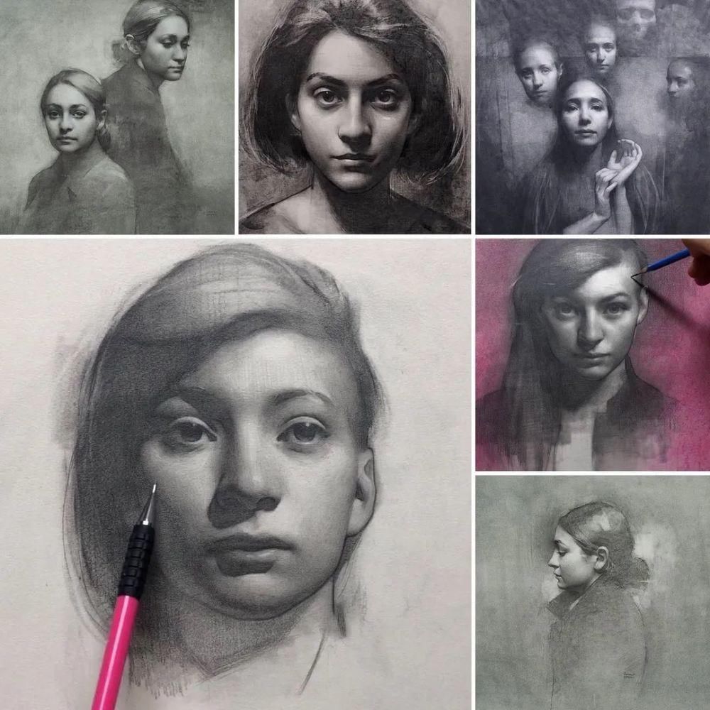 调子|很硬核，一张素描500万网友围观，绝美线条让你欲罢不能，看一百遍都不腻！