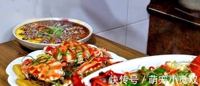 清蒸花蟹|过年去姑姑家拜年,4个姑父做拿手菜,两天吃四顿,顿顿不重样