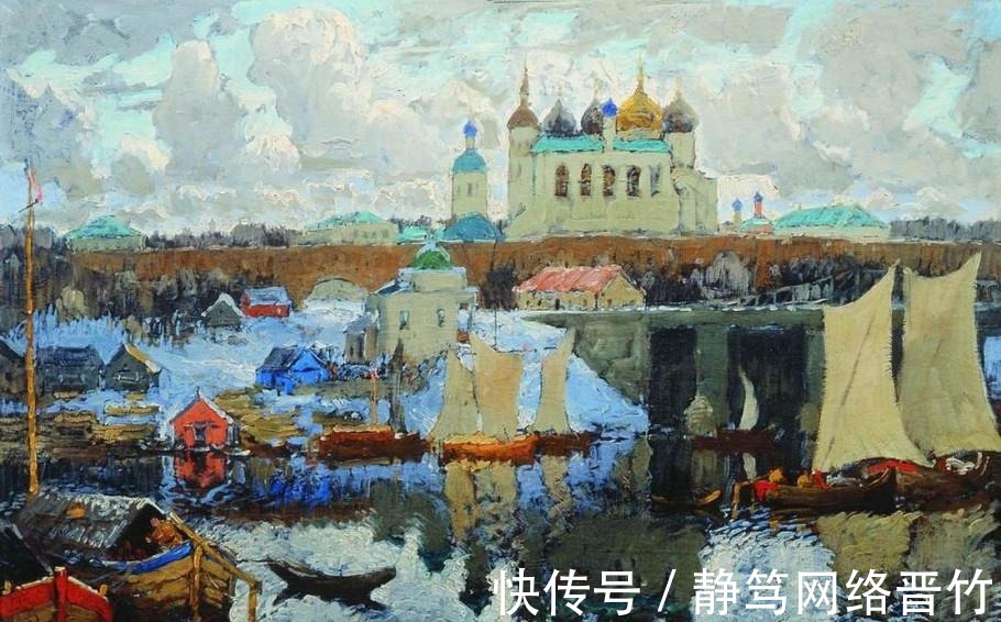 康斯坦丁|俄罗斯印象派画家,康斯坦丁诺维奇加勒巴多夫,油画作品欣赏