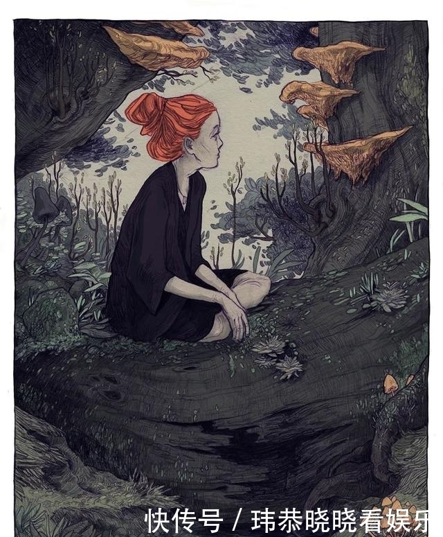 板绘|德国插画师Thomke Meyer:线条与色彩