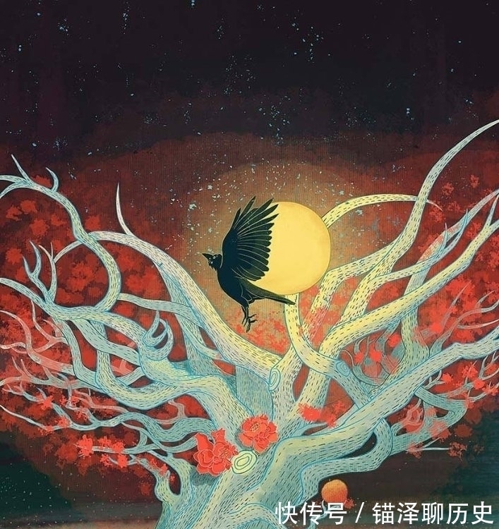 山海经&山海经的又一记载被发现,传说这棵树是神树,太阳之灵休息的地方