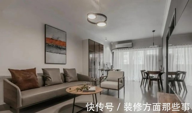 木色|70㎡简约风白色+灰蓝色+木色,舒适又不失格调