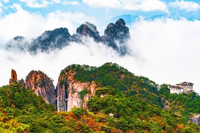 玉屏索道|到底几月来黄山风景区能看到最美的秋景?看完这篇攻略你就全明白了