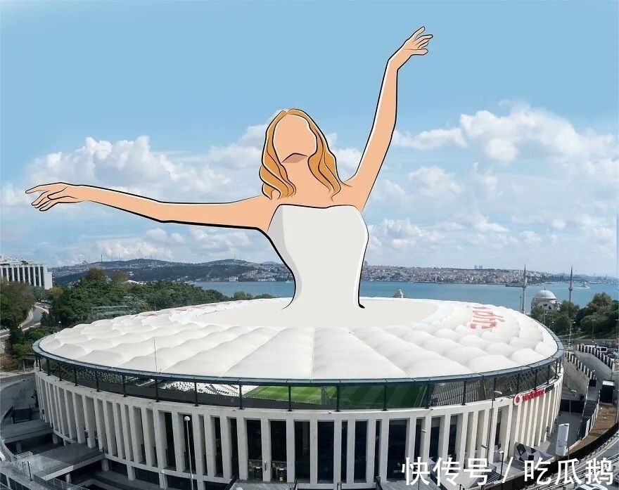 灵感$太赞了!简单几根线条,就把普通的风景,变成趣味创意插图