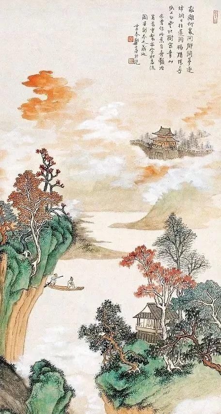 大家$民国竟然有这样一位山水画大家,极为罕见,太美了!