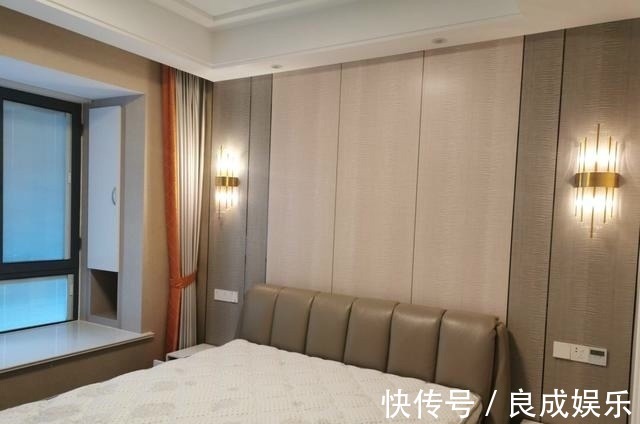 背景墙|学她家装修,电视墙很大气,过道打柜子太实用了,全屋都很喜欢