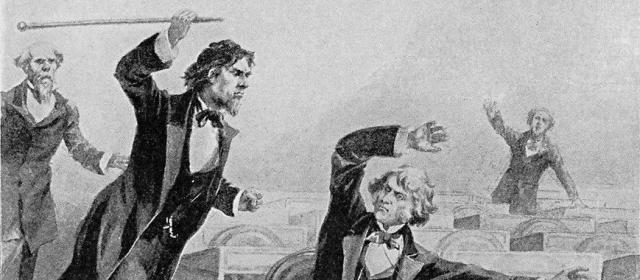 美国|美国“国会”打架不简单!不仅是拳脚相向,还得动刀动枪